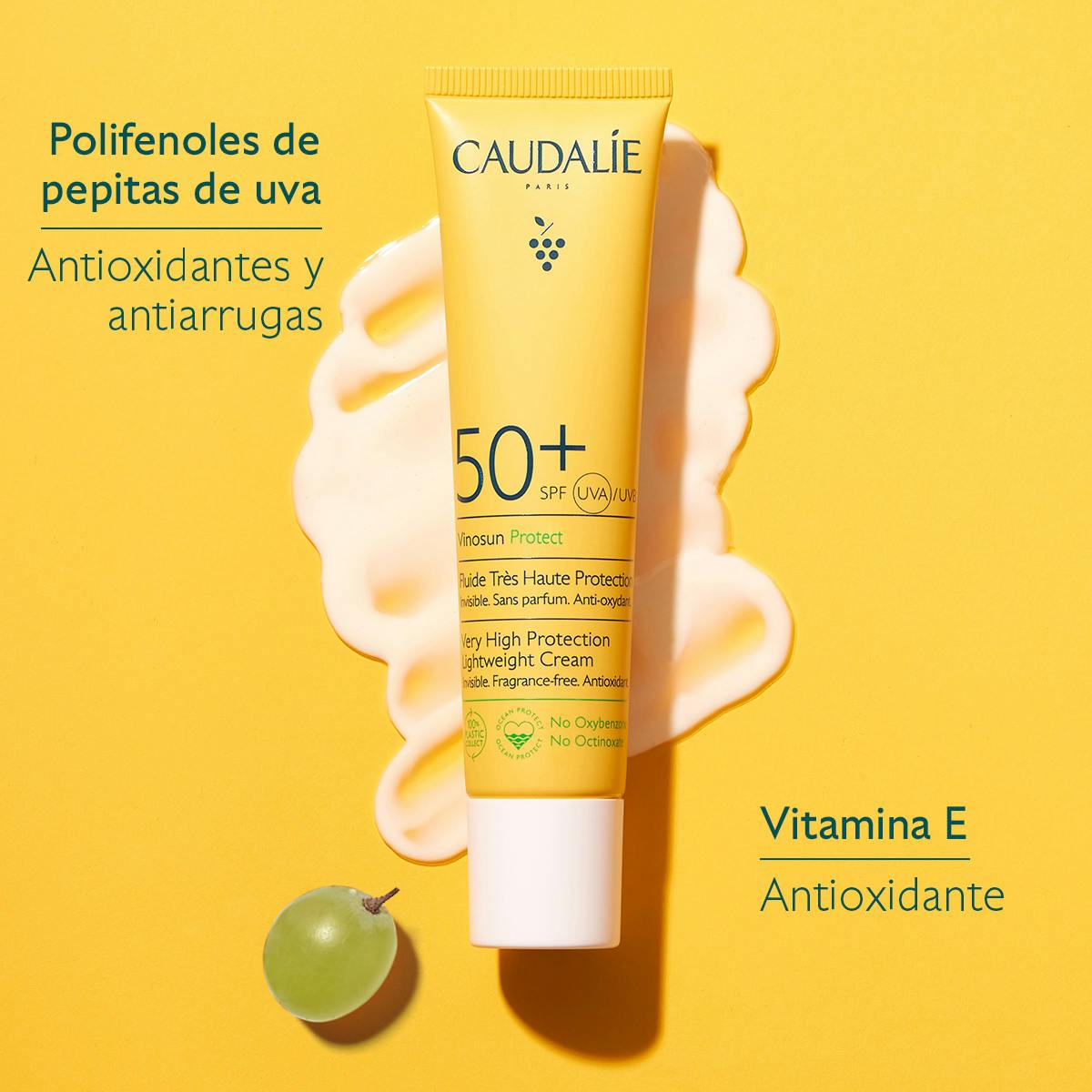 CAUDALIE VINOSUN PROTECT FLUIDO 50+ 40 ML