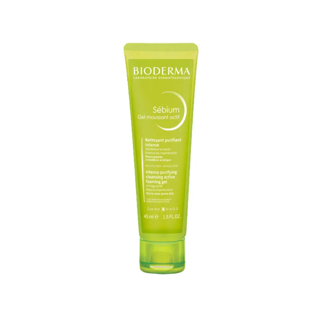 Bioderma Sébium Gel Moussant Actif 45 ml Limpiador Facial