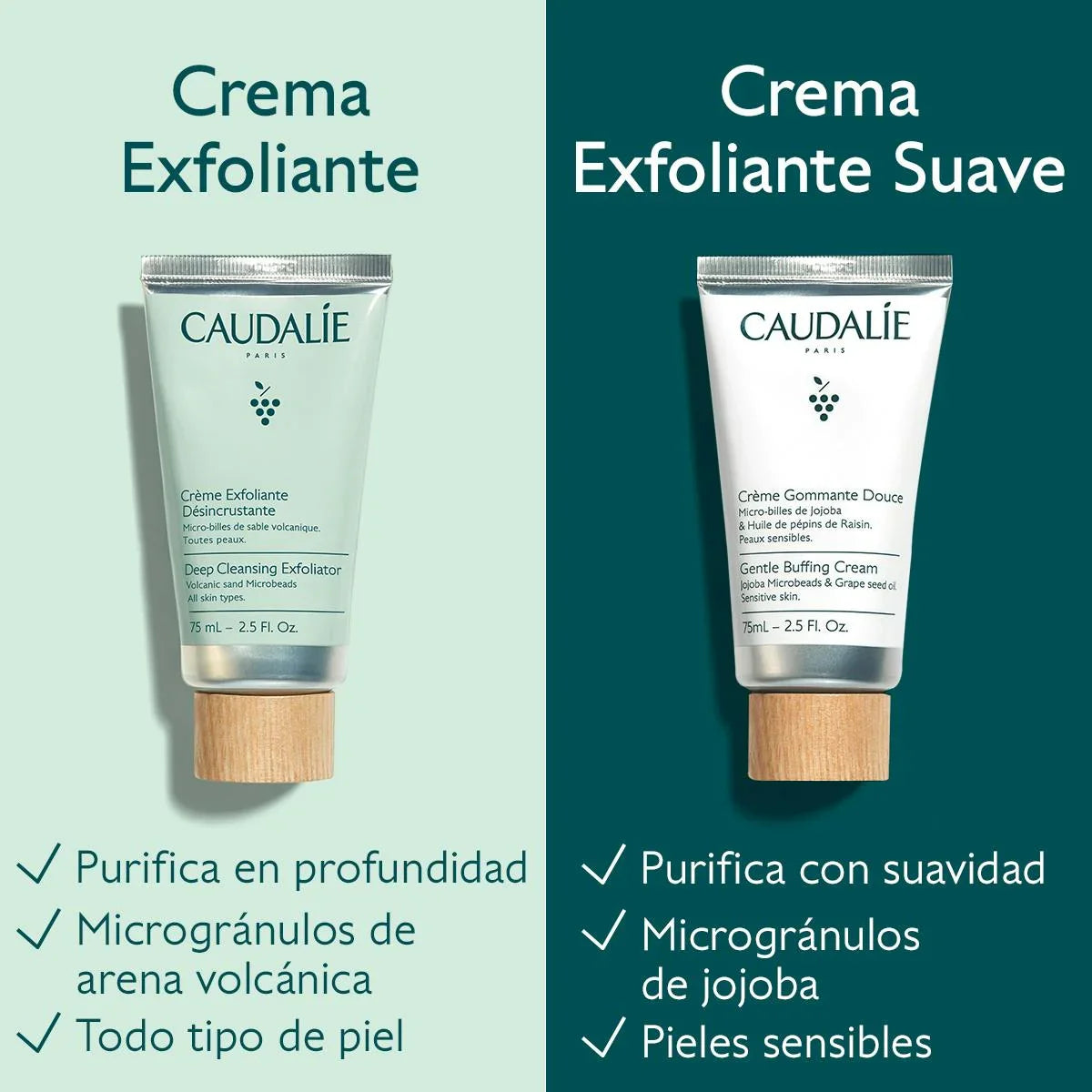 Caudalie Crema Exfoliante Desincrustante 75ml