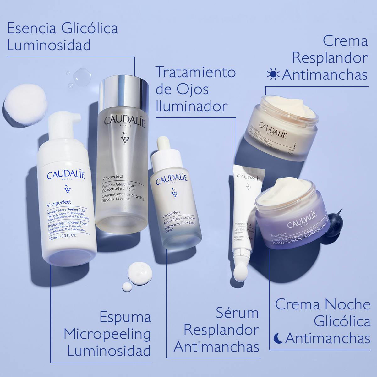 CAUDALIE VINOPERFECT ESPUMA MICROPEELING 100 ML