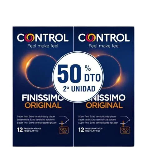 Control Finissimo Original Preservativos pack 2x12 uds
