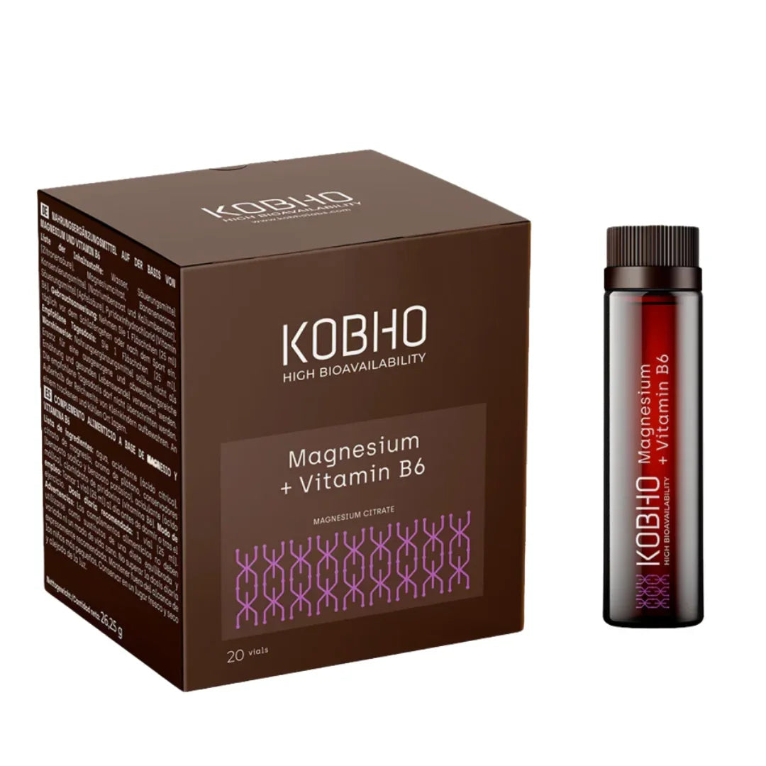 Kobho Magnesio + Vitamina B6 20 Viales.