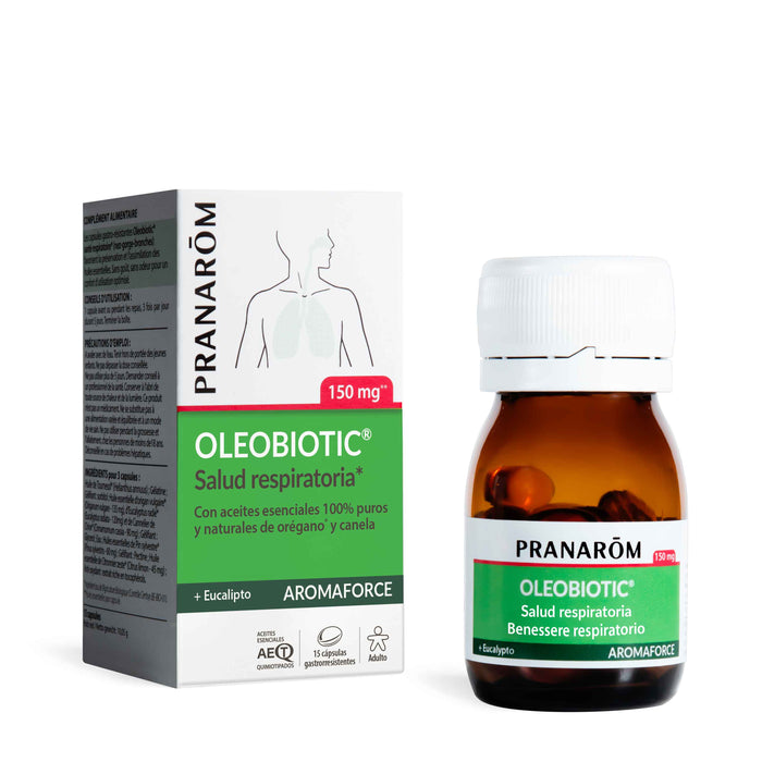 PRANAROM AROMAFORCE OLEOBIOTIC 15 CAPSULAS