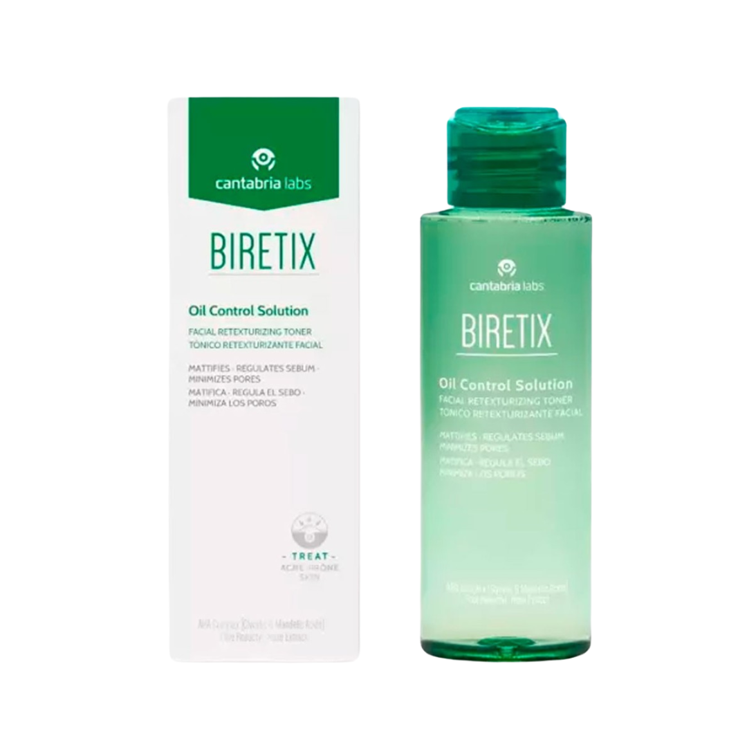 BIRETIX OIL CONTROL SOLUTION TONICO RETEXTURIZANTE FACIAL 1 BOTELLA 100 ML