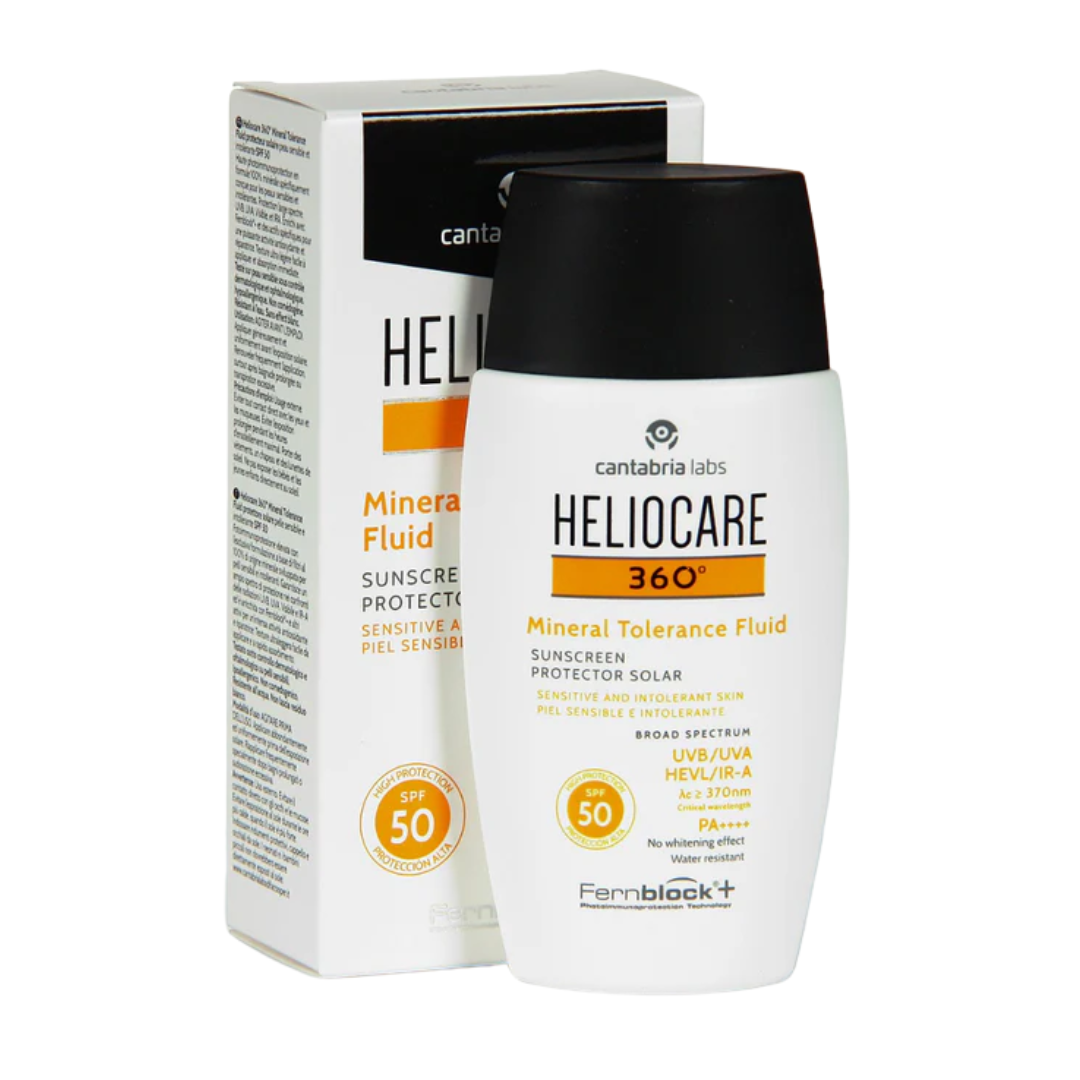 HELIOCARE 360º SPF 50 MINERAL TOLERANCE FLUID PROTECTOR SOLAR 1 ENVASE 50 ML