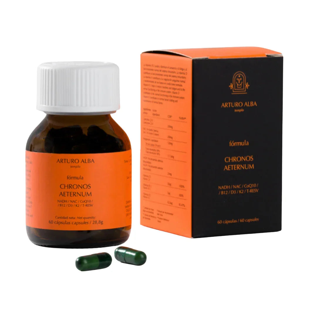 Arturo Alba Chronos Aeternum 60 Cápsulas Complemento Alimenticio Equilibrio