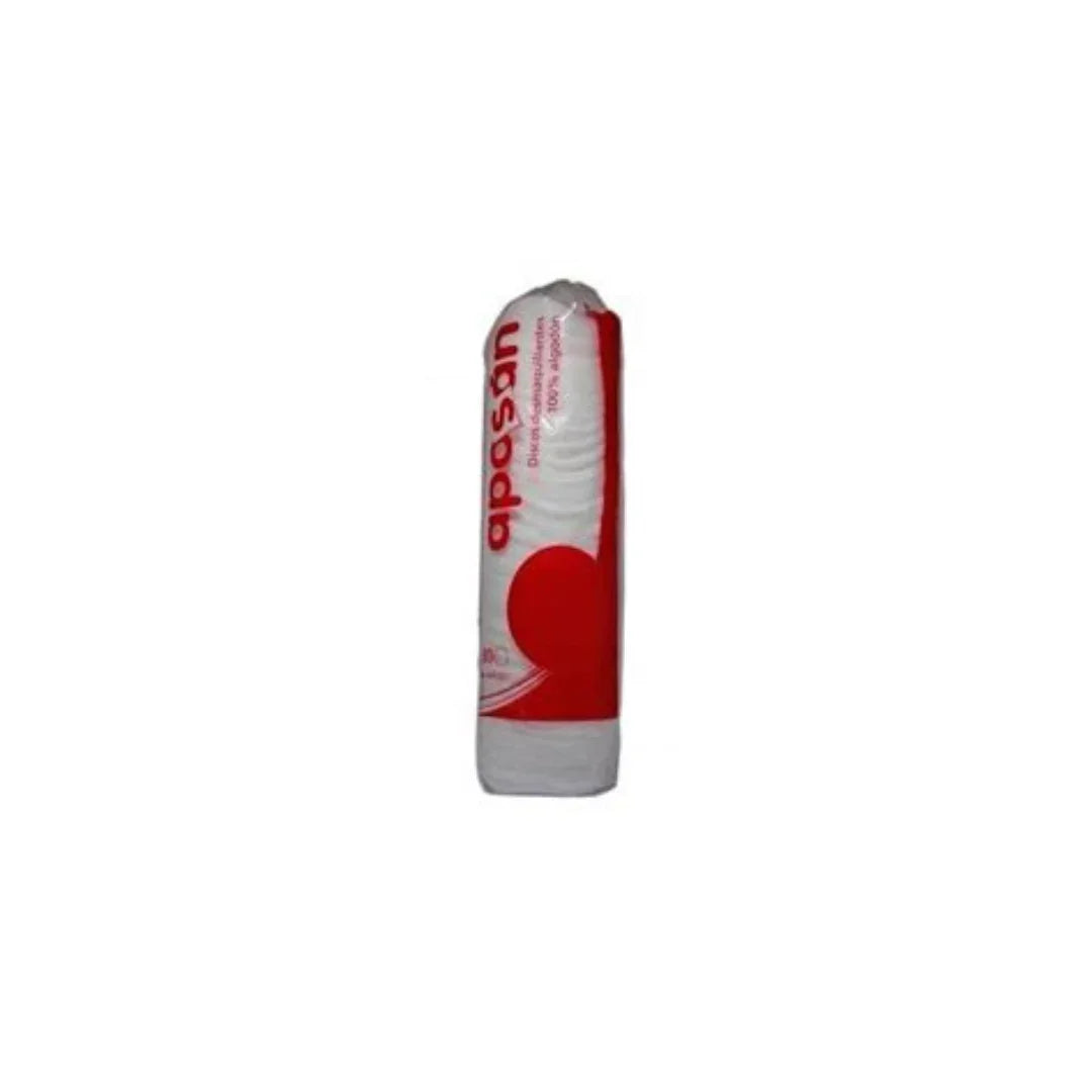 Aposan Discos Algodon Desmaquillaje 80 Uds Desmaquillantes Limpiador