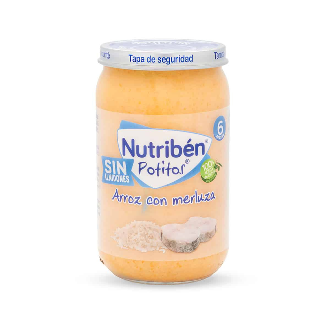 NUTRIBEN MERLUZA CON ARROZ POTITO JUNIOR 200 G