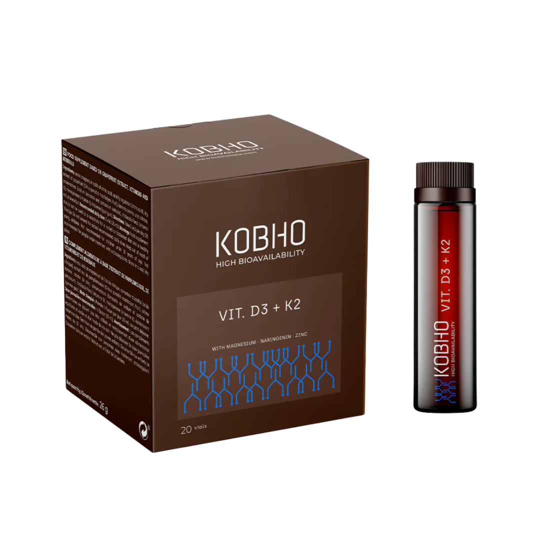 Kobho Vit.D3 + K2 20 Viales.
