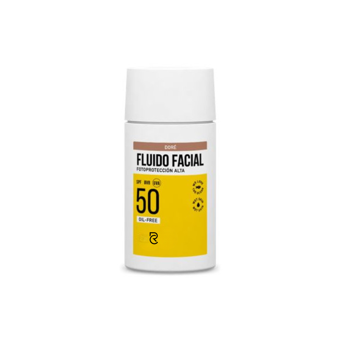 FCR Fluido Solar Protección Alta 50+ Oil Free Tono Doré