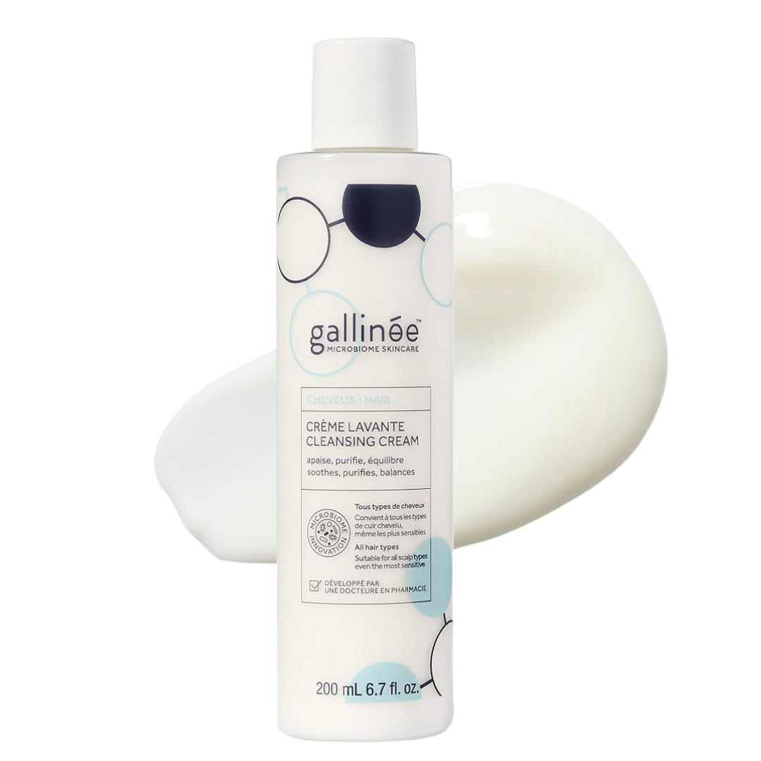 Bote de Gallinée Crème Lavante 200 ml, crema lavante capilar sin sulfatos que no hace espuma