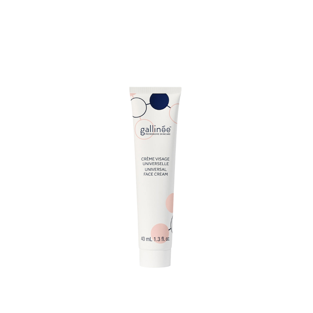 Tarro de Gallinée Universal Face Cream 40 ml, crema facial hidratante con prebióticos y probióticos