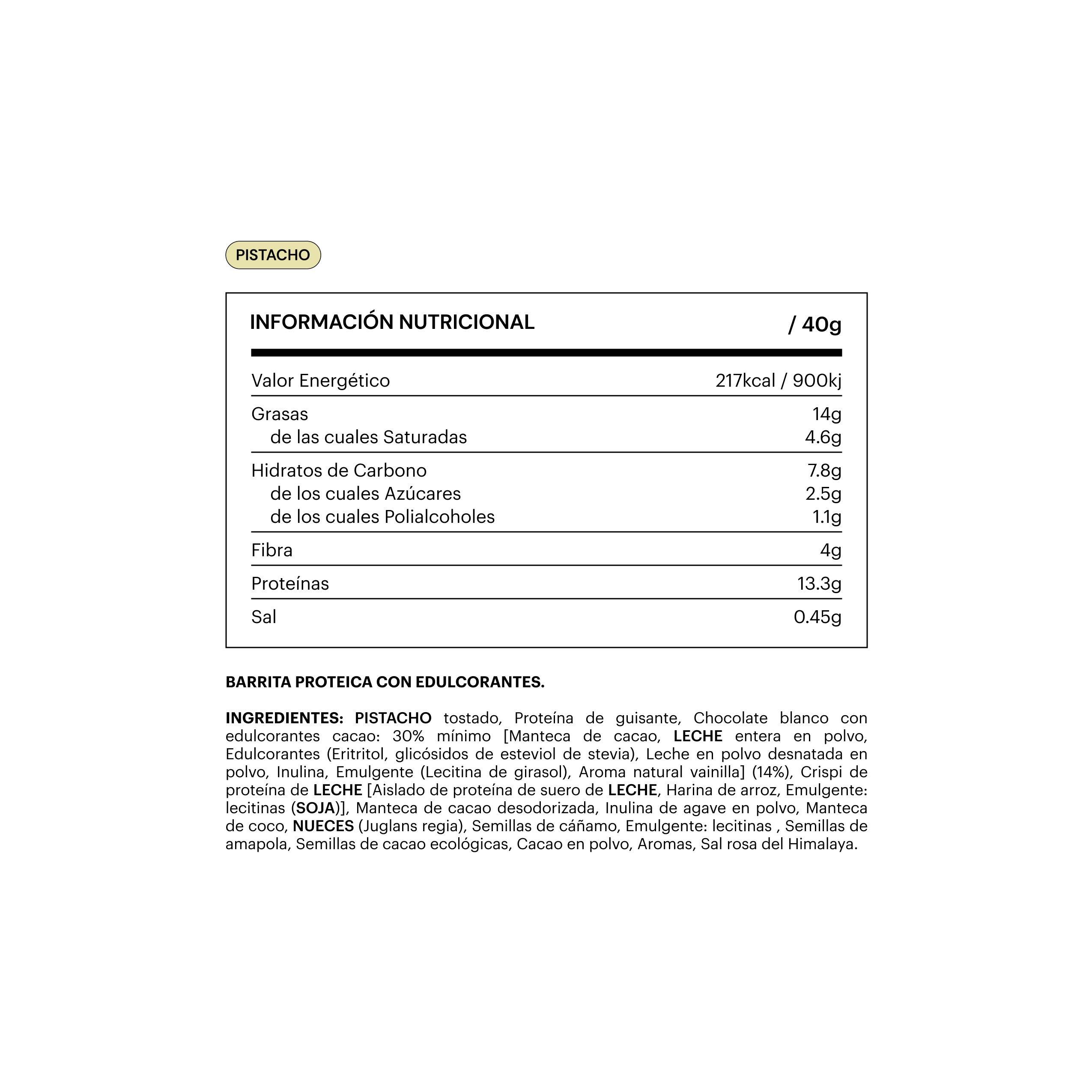 Be Levels keto protein bar