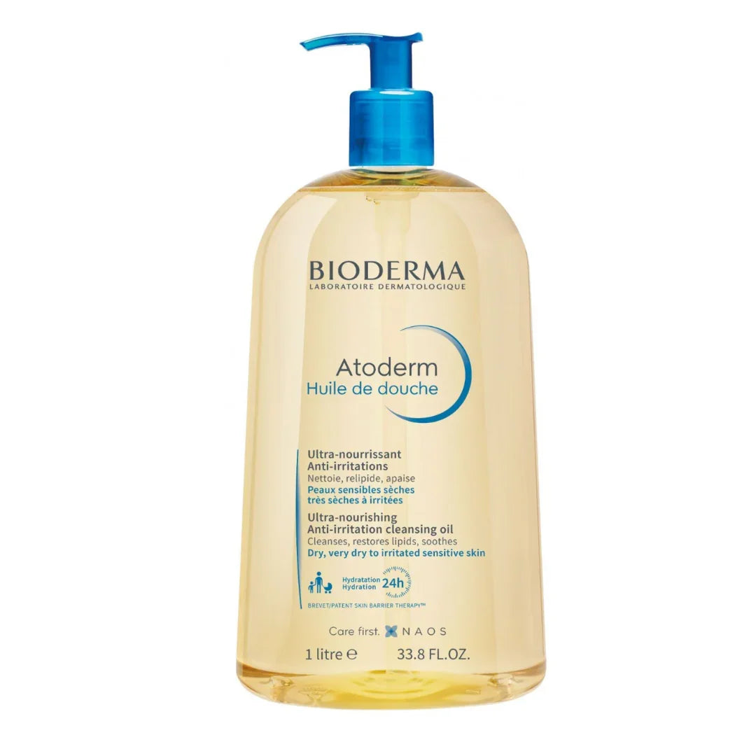Bioderma Atoderm 1L Aceite de Ducha Limpiador para Piel Seca
