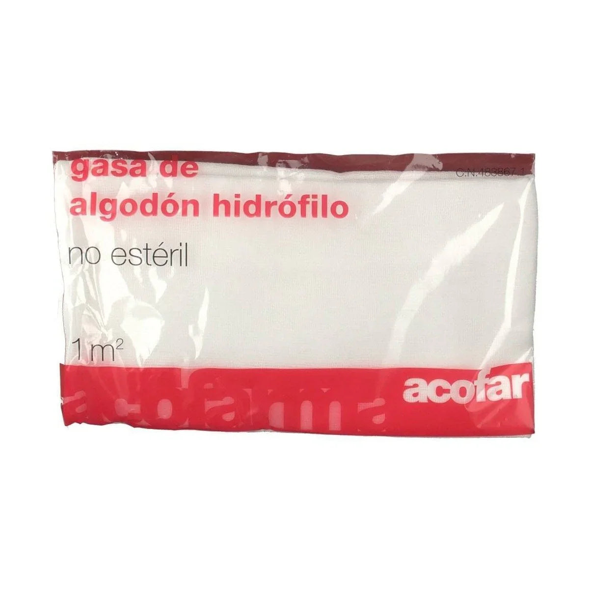 GASA ALGODON HIDROFILO NO ESTERIL ACOFAR 1 UNIDA
