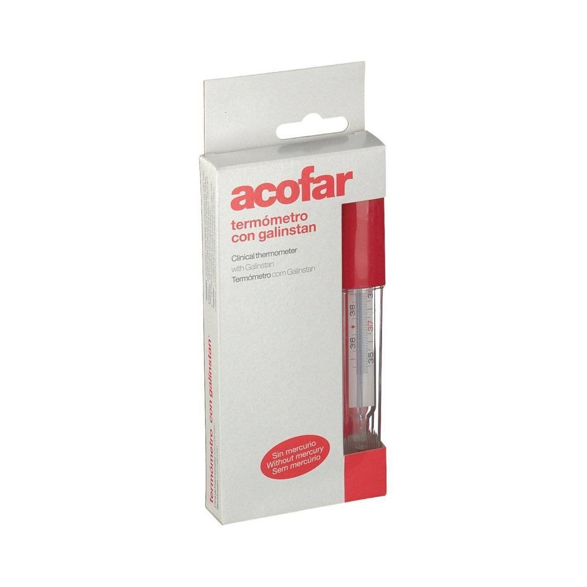 TERMOMETRO CON GALINSTAN ACOFAR 1 UNIDAD