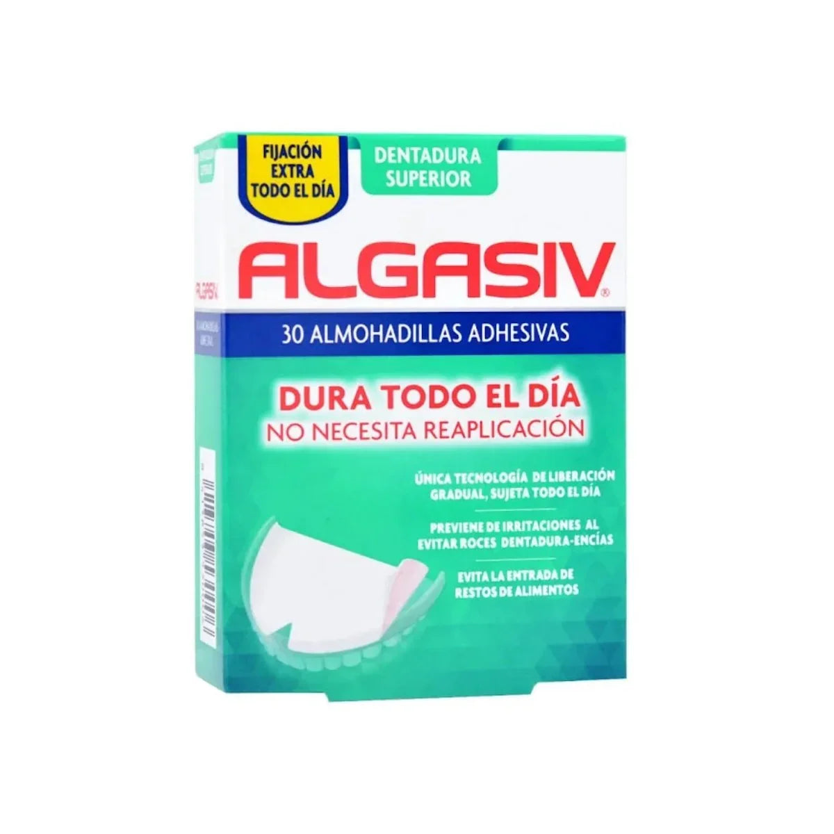 Combe Algasiv Almohadillas Adhesivas Protesis 30 Uds Dentales