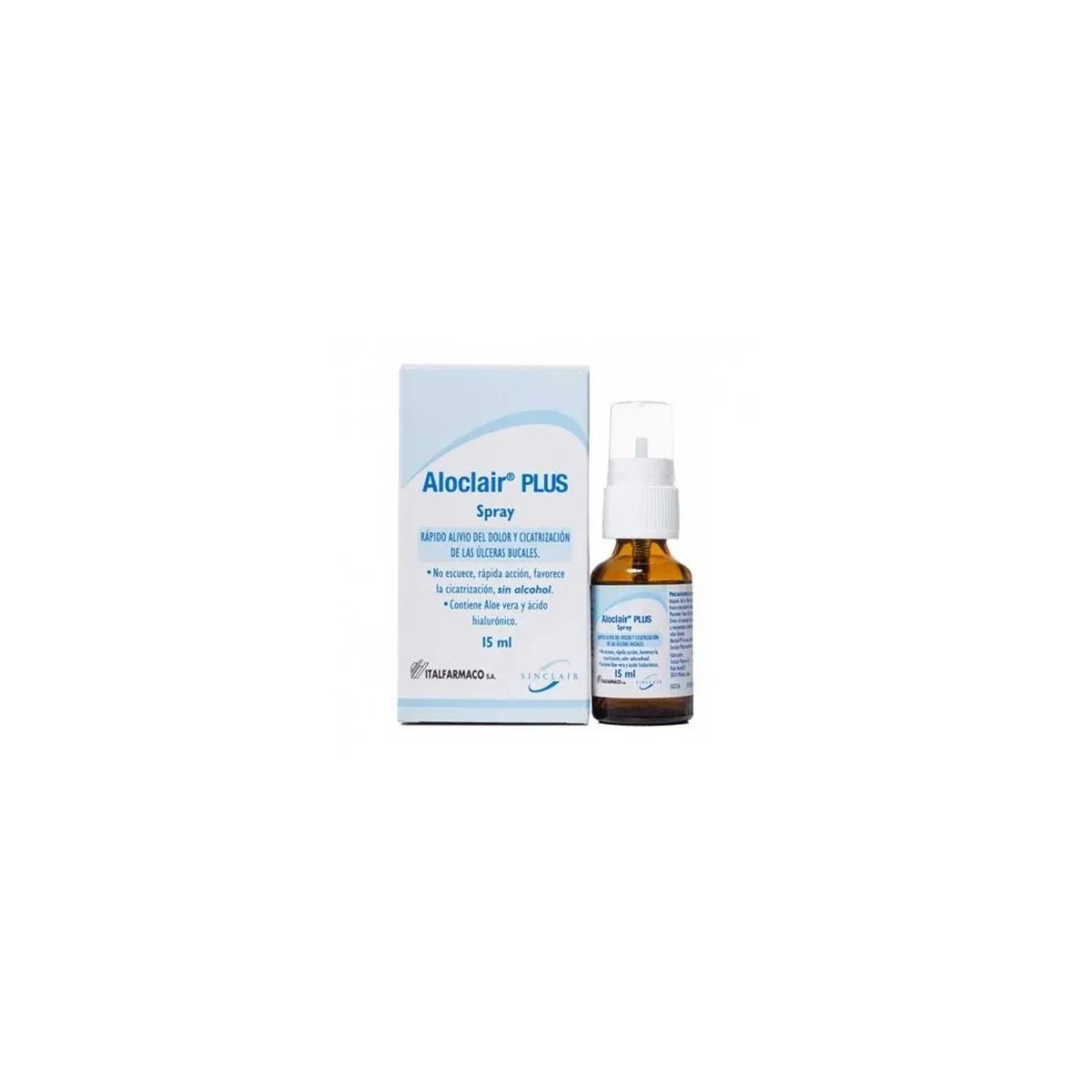 Italfarmaco Aloclair 15ml PLUS Spray Cicatrizador Bucal