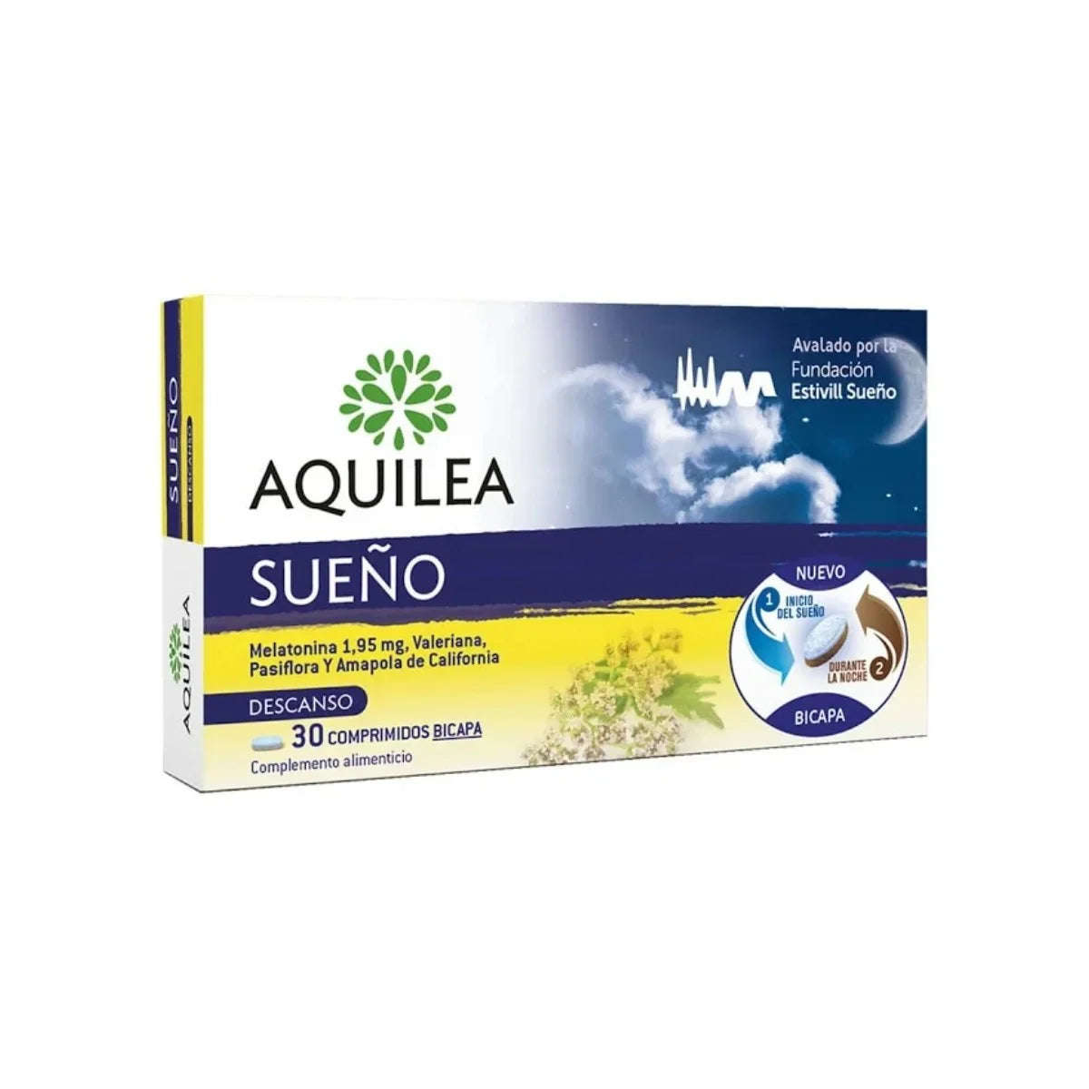 Uriach Aquilea Sueño 1,95mg 30 Comprimidos Melatonina