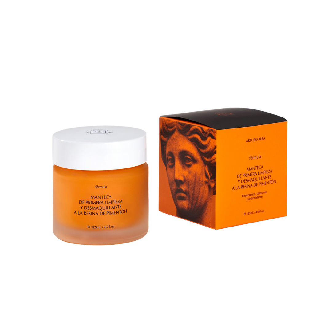 ARTURO ALBA MANTECA DE PRIMERA LIMPIEZA Y DESMAQUILLANTE A LA RESINA DE PIMENTÓN