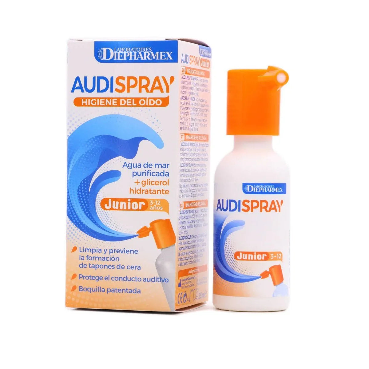 Audispray Junior Solucion Oidos 25ml para Limpieza Diepharmex