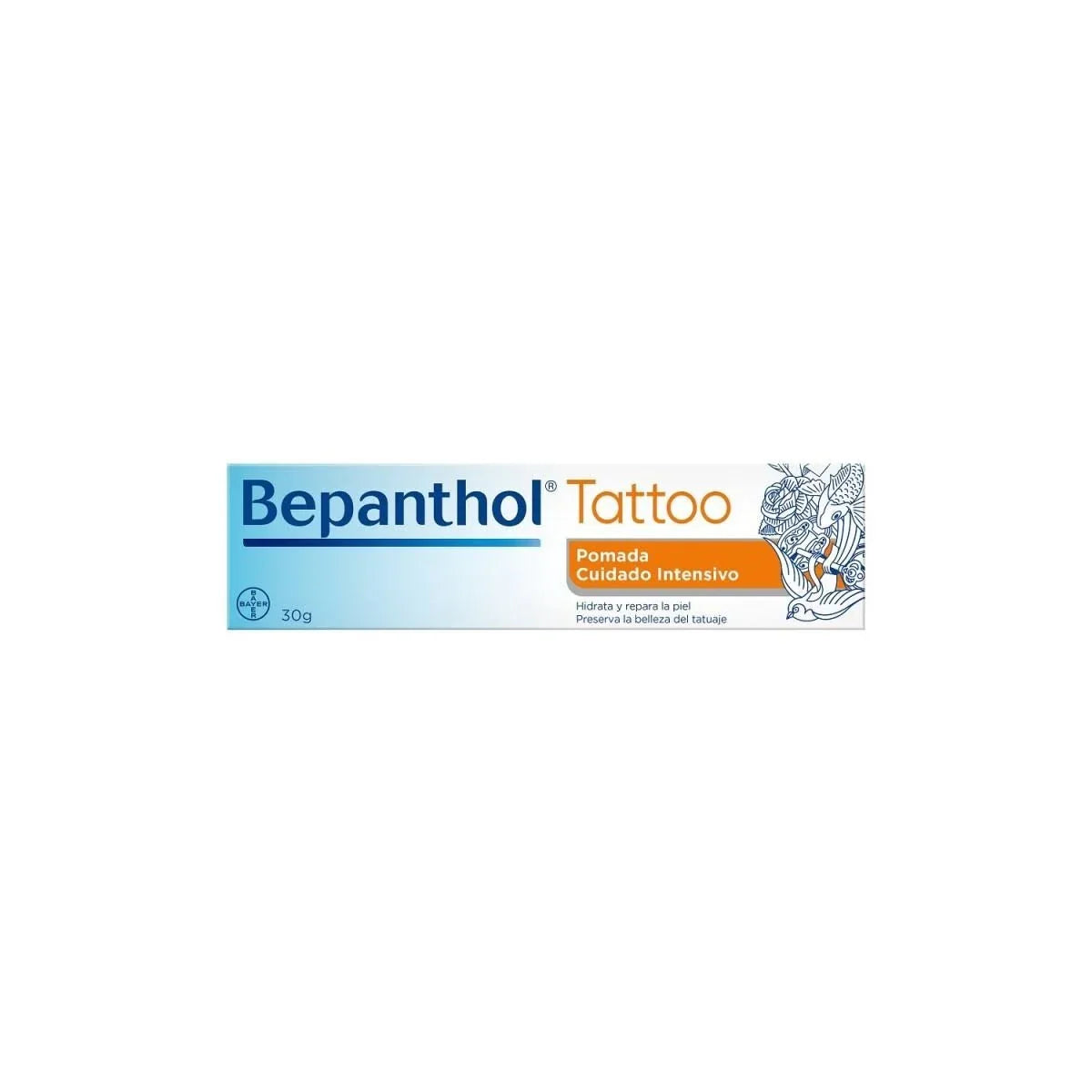 Bepanthol Tatto Pomada 30g Cuidado Intensivo Protectora de Tatuajes Bayer