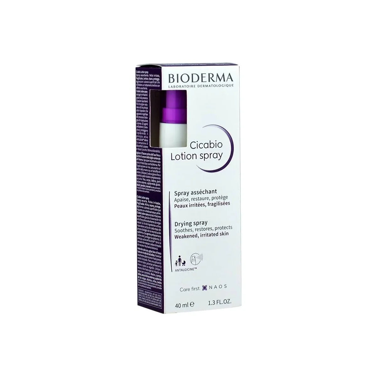 Bioderma Cicabio 40ml Loción Spray Reparadora y Secante