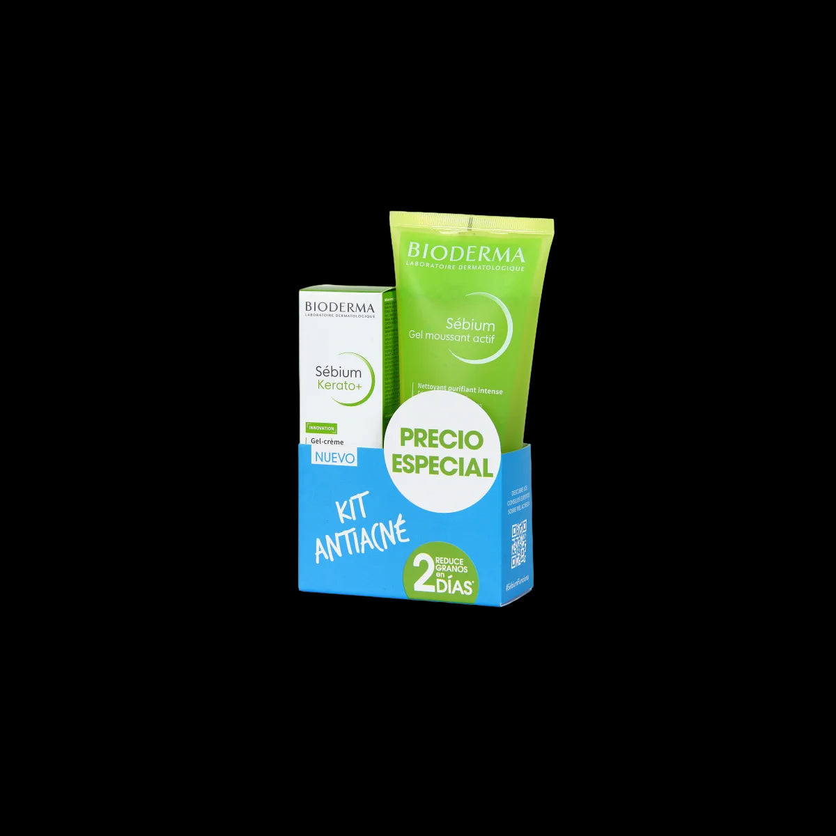 BIODERMA SEBIUM PACK KERATO + GEL MOUSSANT ACTIF 200ML