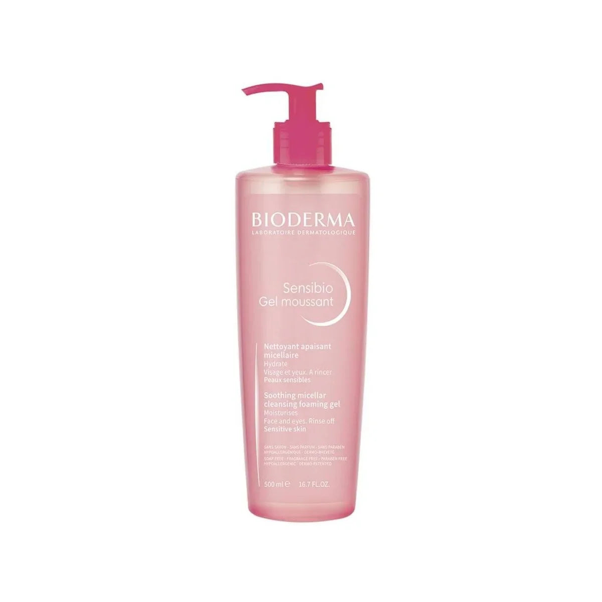 Bioderma Sensibio Moussant 500ml Gel Espuma Limpiadora Facial Piel Sensible