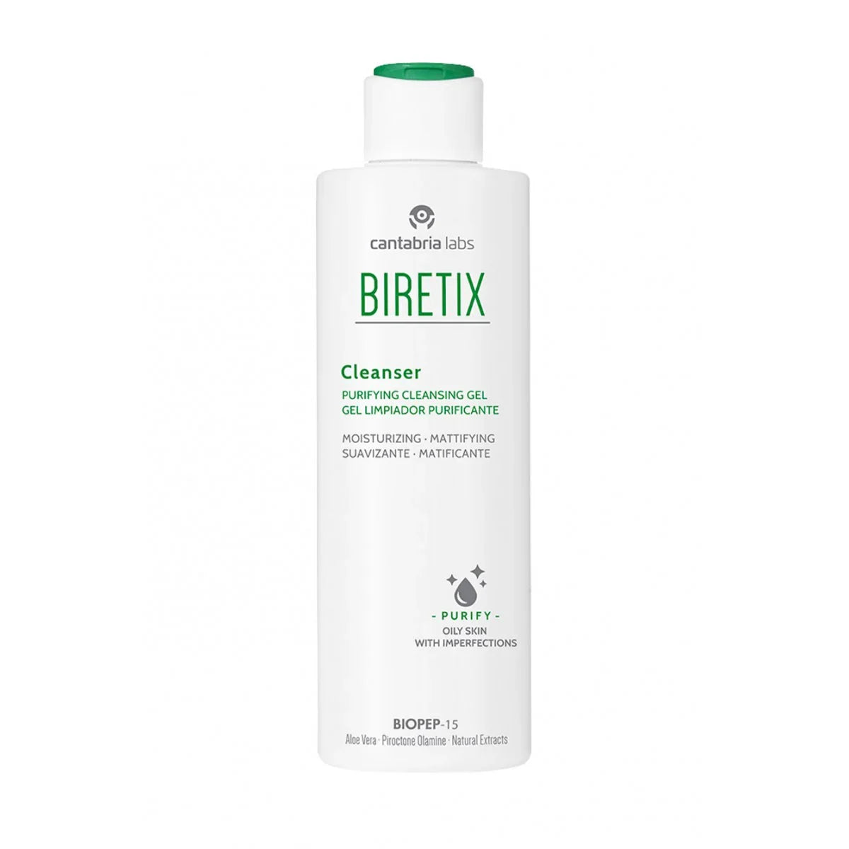 Biretix Cleanser Purificante 200ml Gel Limpiador Cantabria Labs
