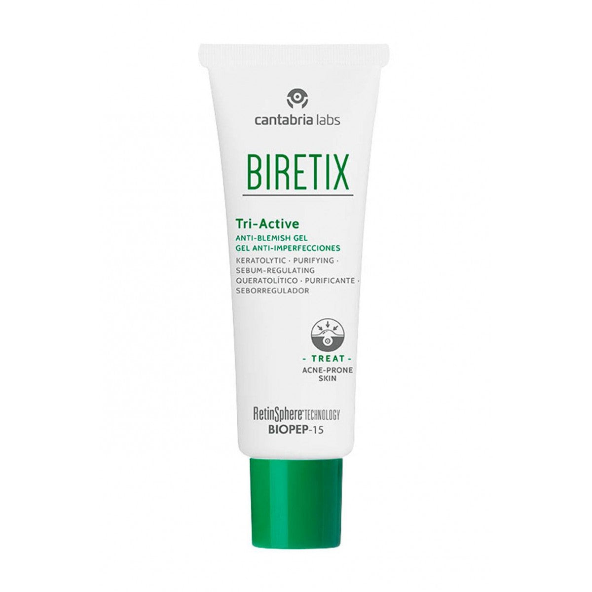 BIRETIX TRI-ACTIVE GEL ANTI-IMPERFECCIONES 1 ENVASE 50 ML