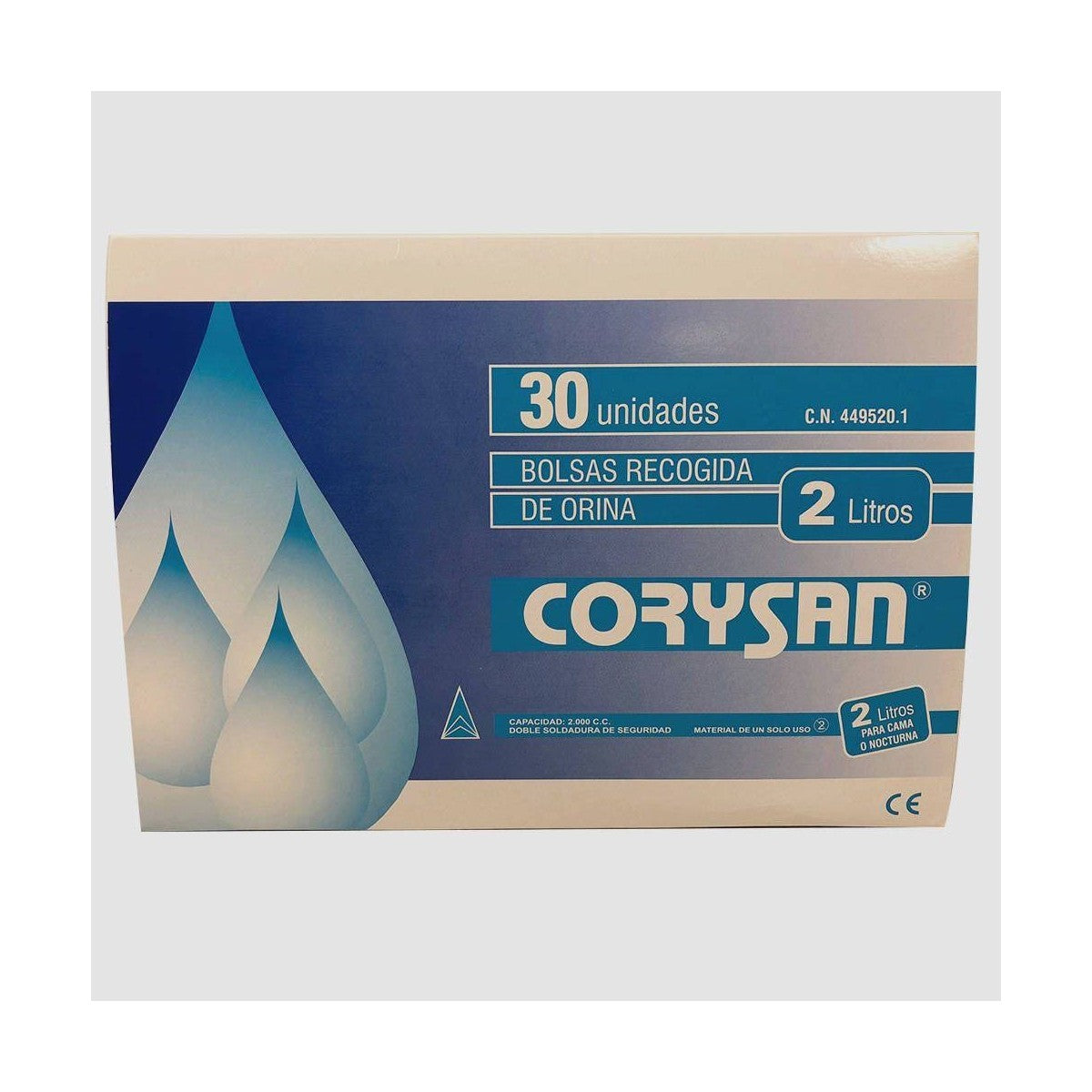 BOLSAS RECOGIDA ORINA CAMA CORYSAN 2 L 30 U