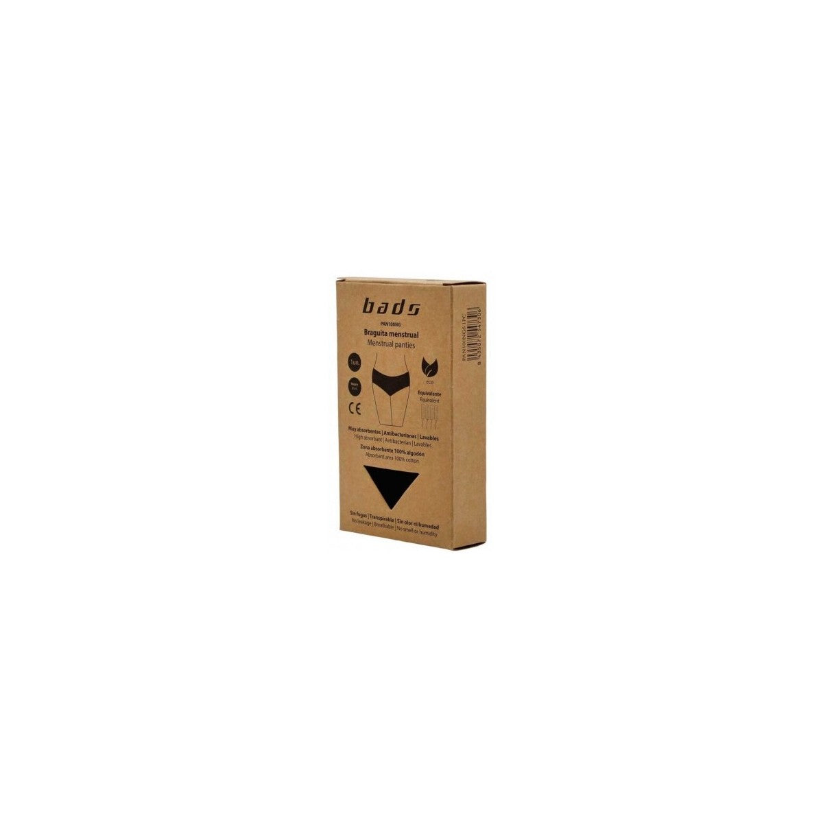 BRAGA MENSTRUAL BADS NEGRA