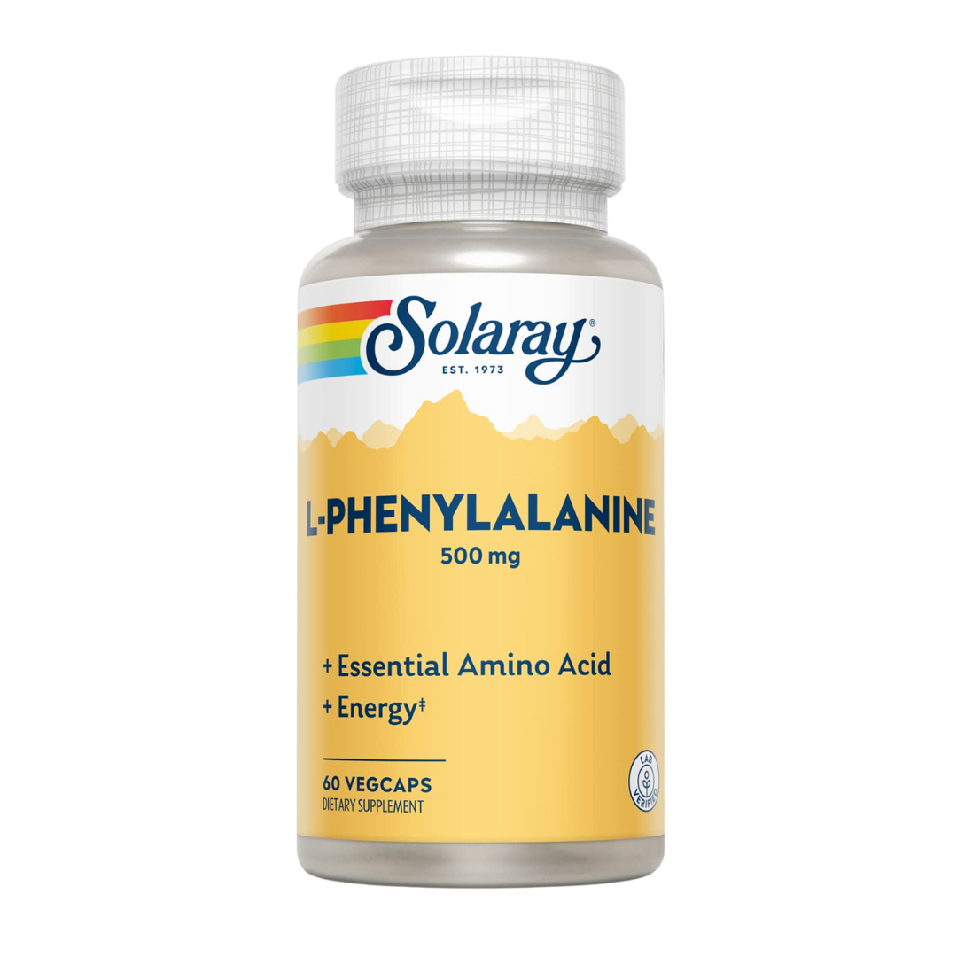 Solaray L-Phenylalanine 60 Cápsulas