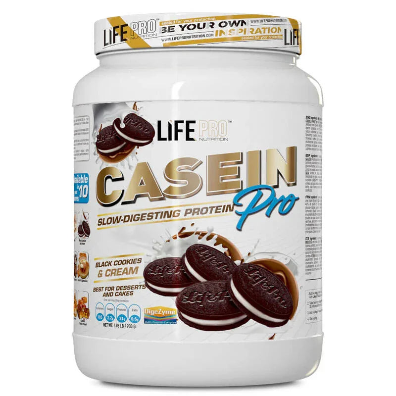 LIFE PRO CASEIN BLACK COOKIES & CREAM 900G