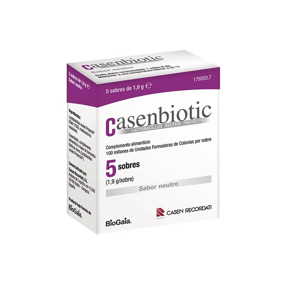 CASENBIOTIC 5 SOBRES 1,9 G SABOR NEUTRO