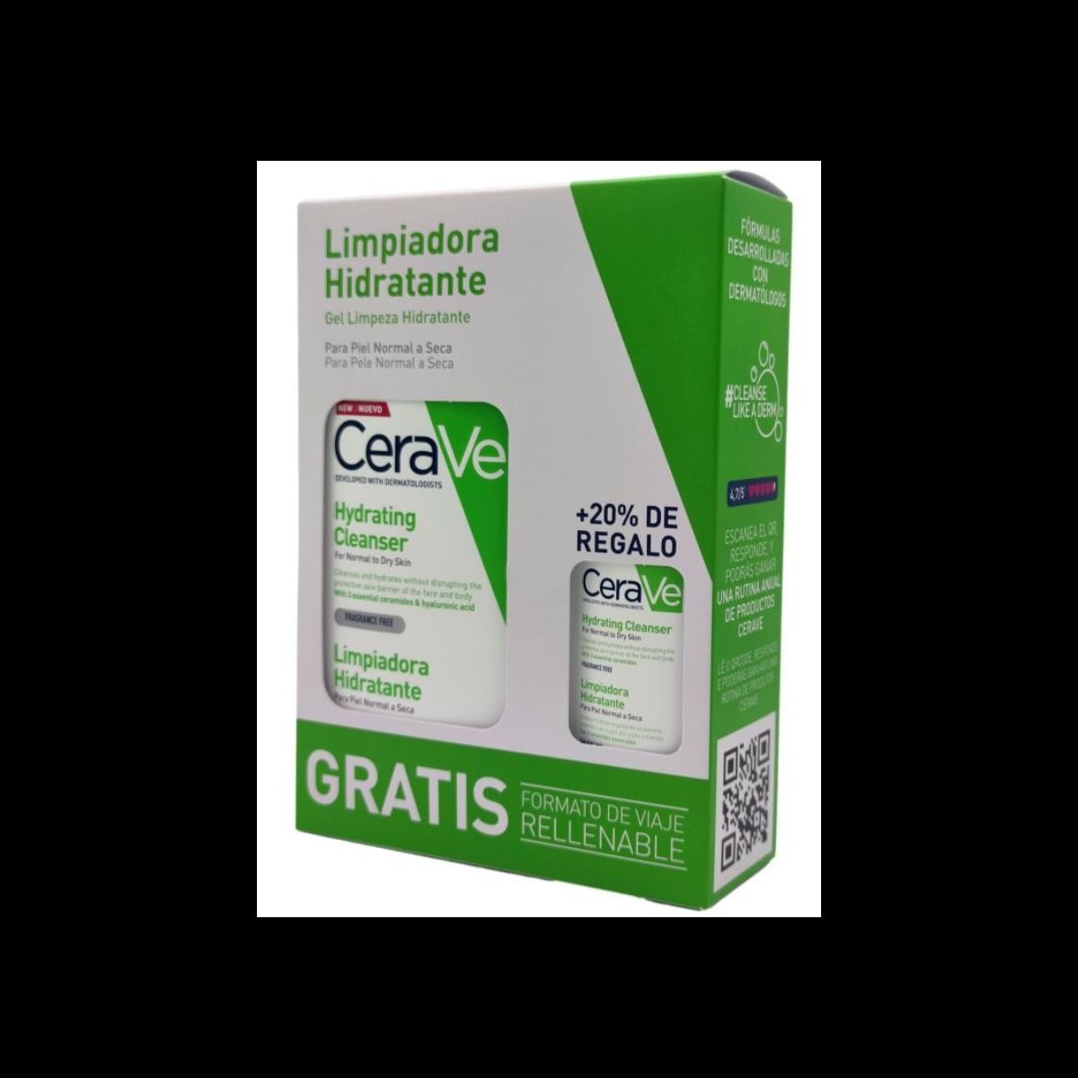 CERABE ESTUCHE GWP HIDRATING CLEANSER