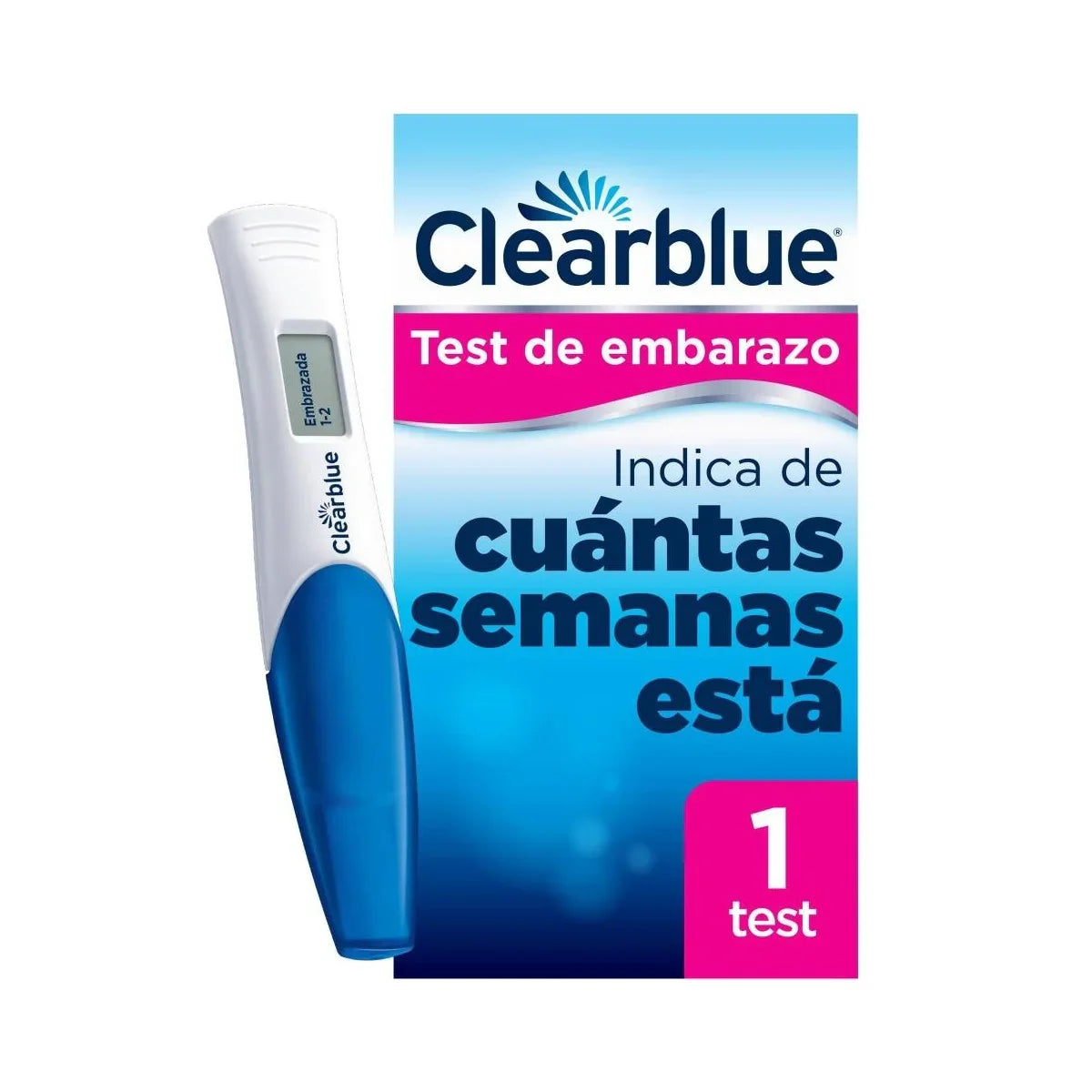 TEST DE EMBARAZO DIGITAL CON INDICADOR DE SEMANA CLEARBLUE