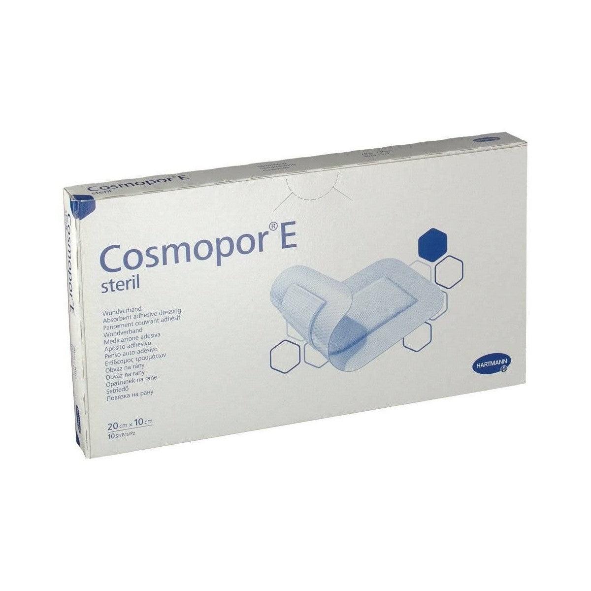 COSMOPOR E APOSITO ESTERIL 10 UNIDADES 20 CM X 10CM
