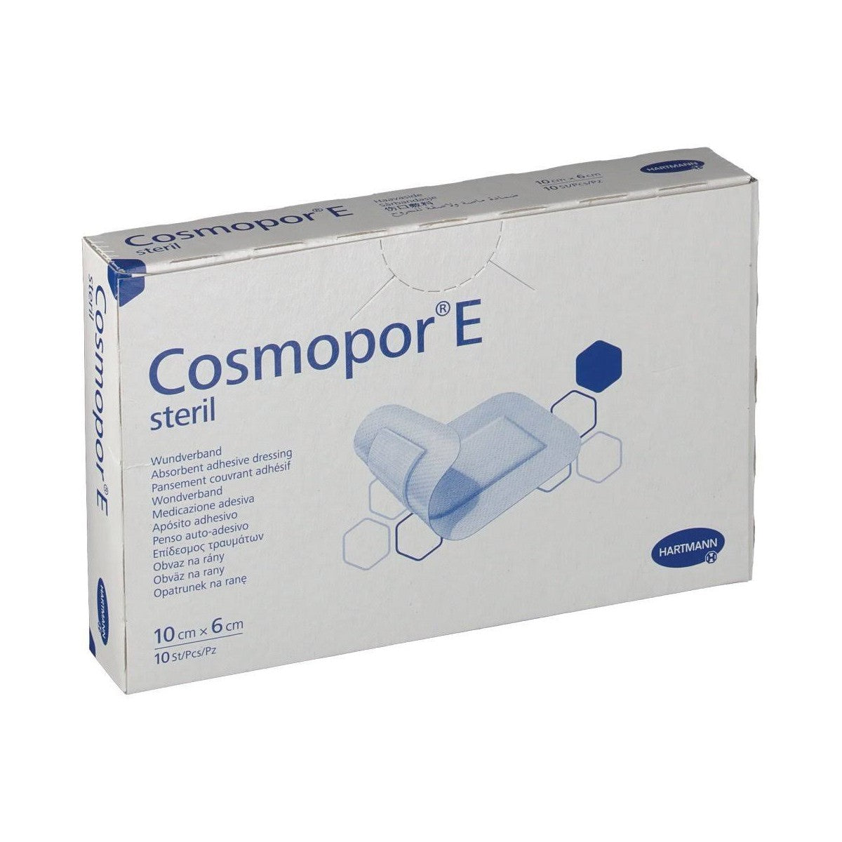 COSMOPOR E APOSITO ESTERIL 10 UNIDADES 10 CM X 6