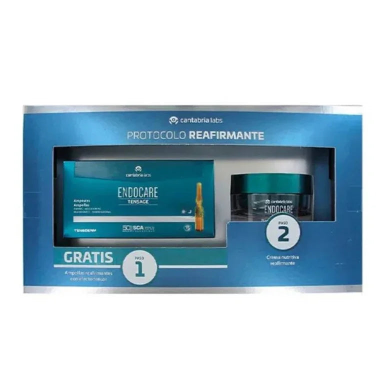 Pack Endocare Ampollas Tensage + Crema Nutritiva Reafirmante Regeneradora Tensage