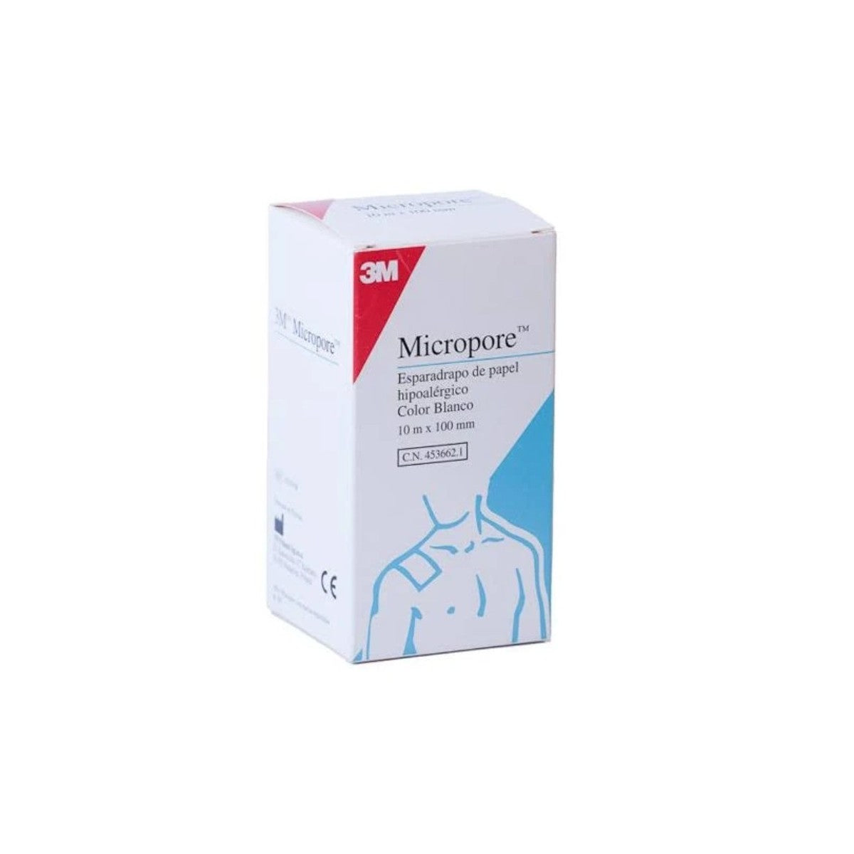ESPARADRAPO HIPOALERGICO MICROPORE PAPEL 1 UNIDA