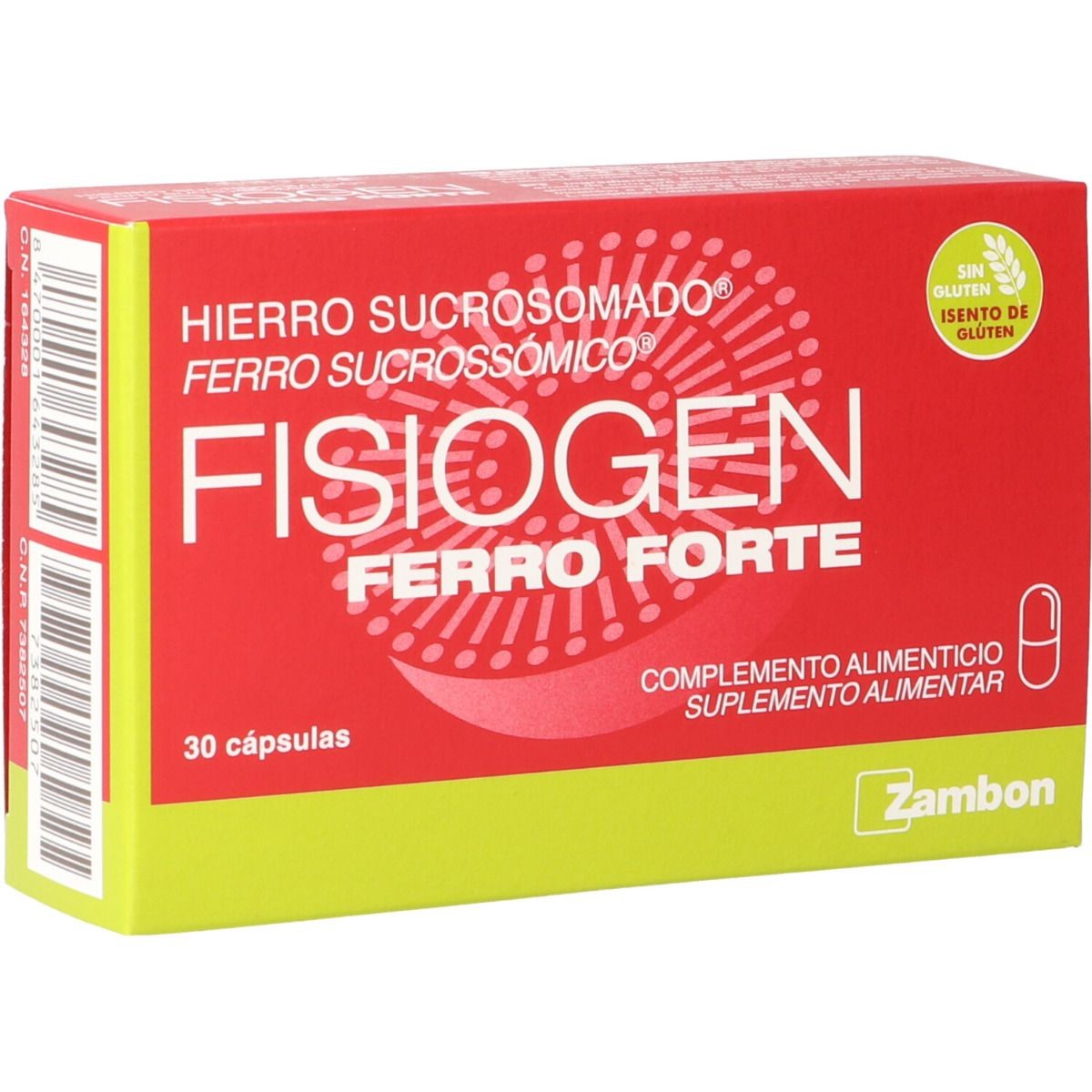 FISIOGEN FERRO FORTE 30 CAPSULAS