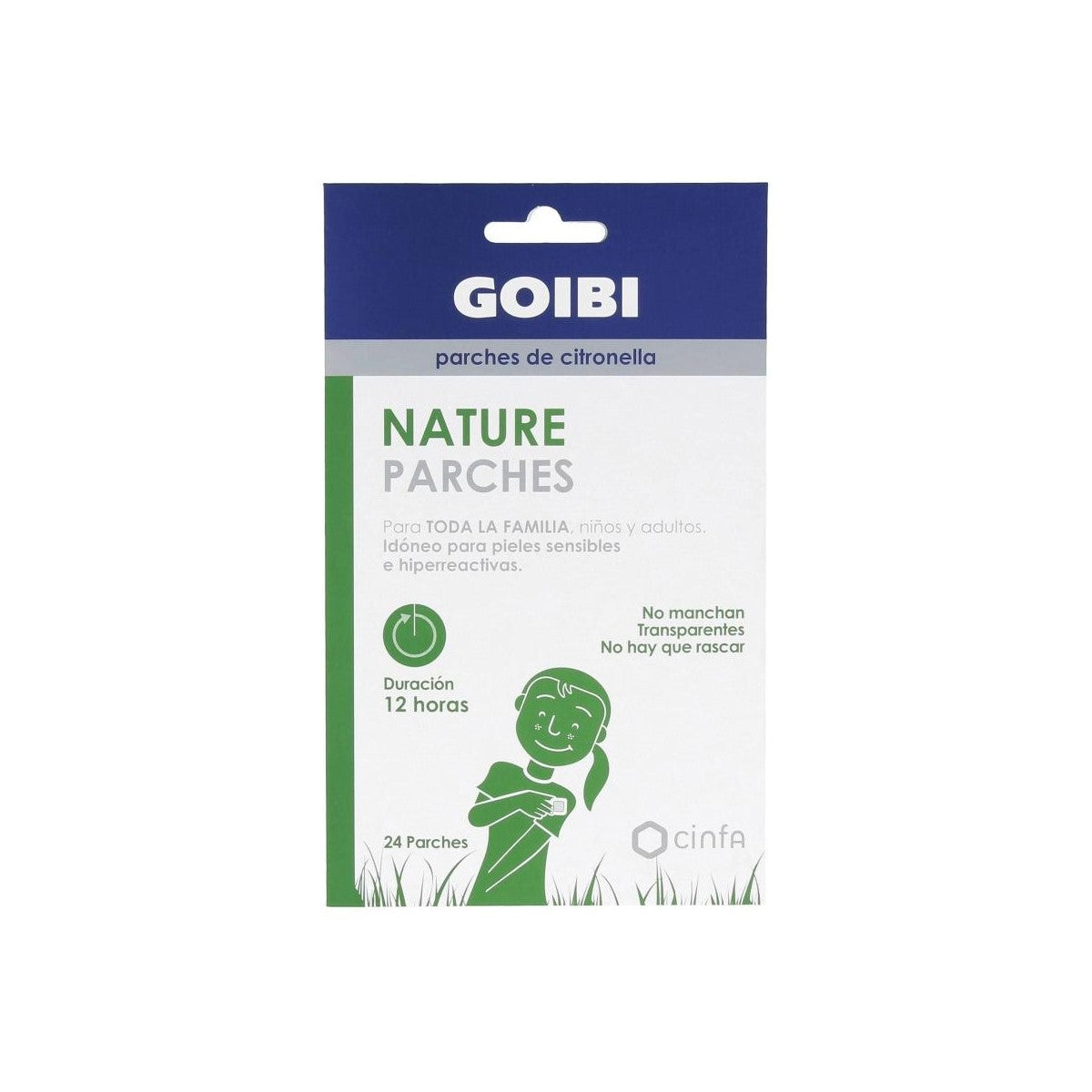 GOIBI PARCHES DE CITRONELA 24 PARCHES