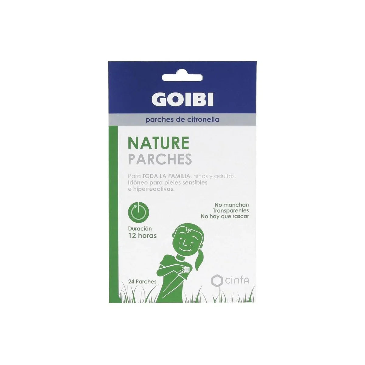 GOIBI PARCHES DE CITRONELA 24 PARCHES