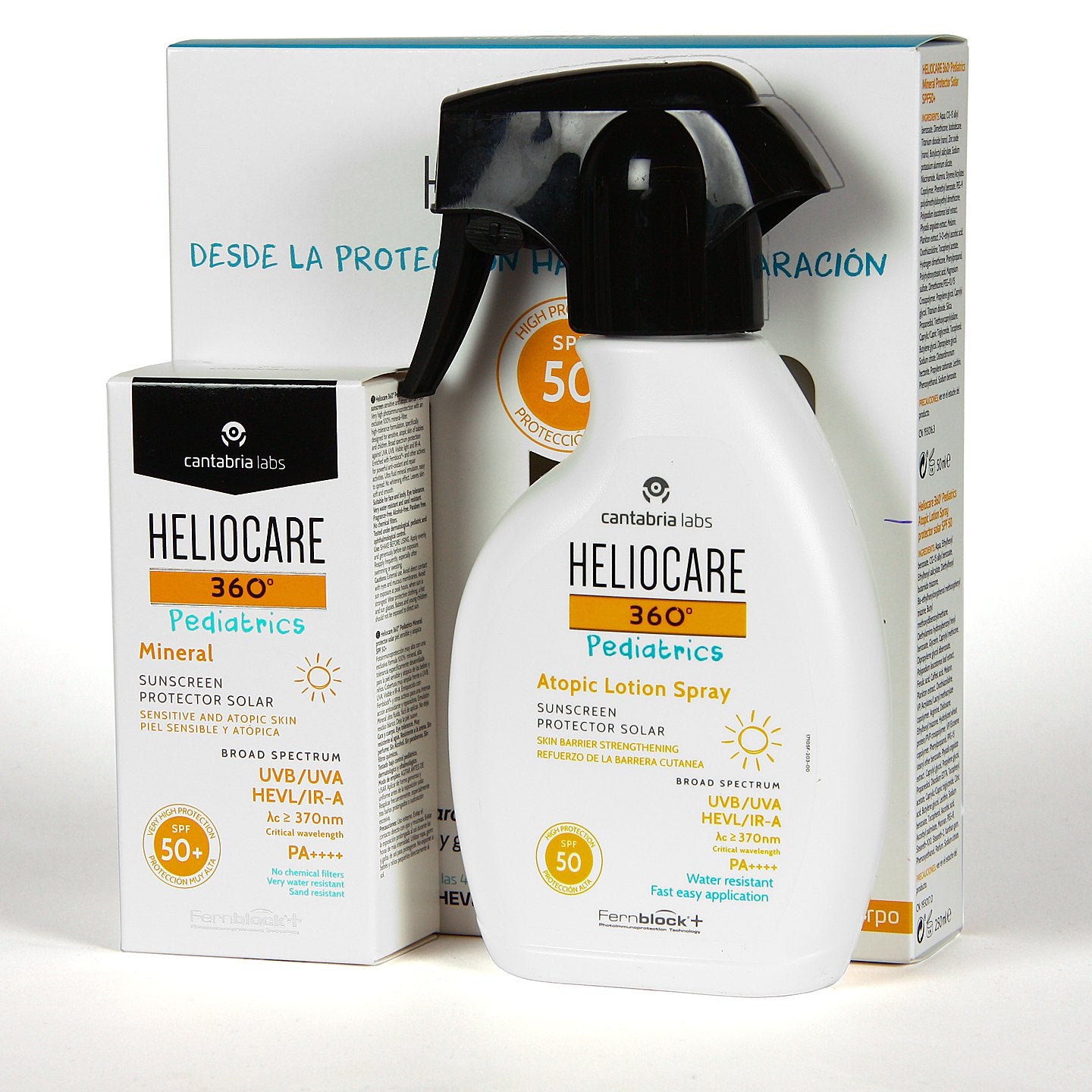 HELIOCARE PEDIATRICS PACK SPRAY LOTION ATOPIC + MINERAL