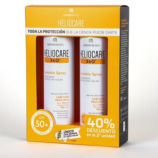 HELIOCARE PACK DUPLO INVISIBLE SPRAY 360º