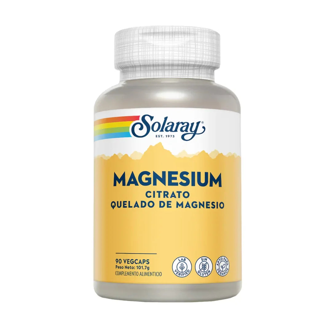 SOLARAY BISGLYCINATO DE MAGNESIO 120 CAPS