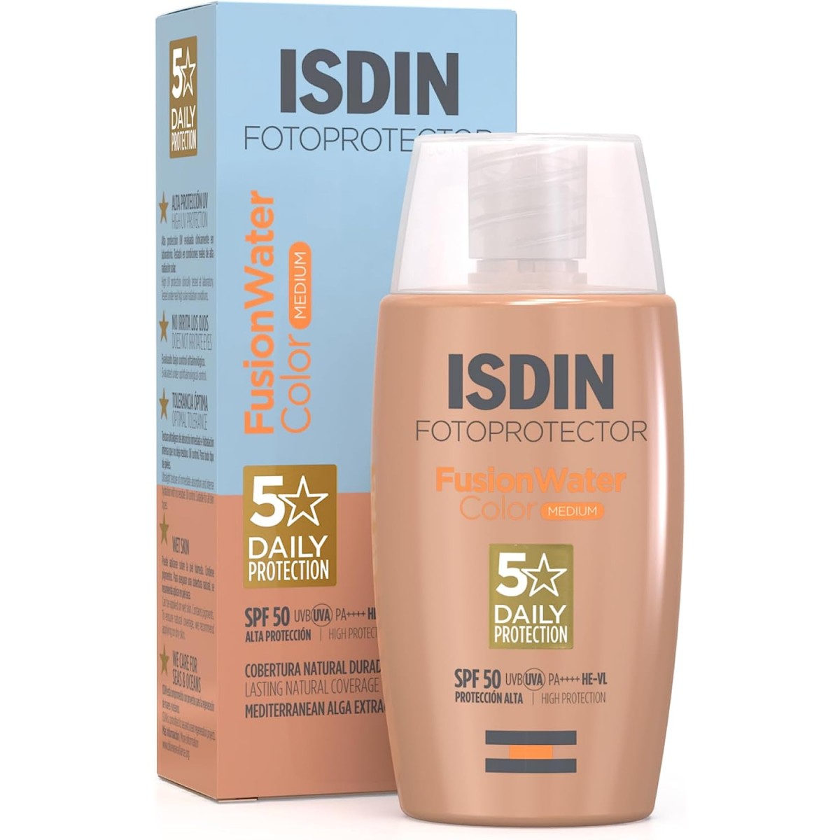 ISDIN FOTOPROTECTOR FUSION WATER COLOR MEDIUM 50 ML