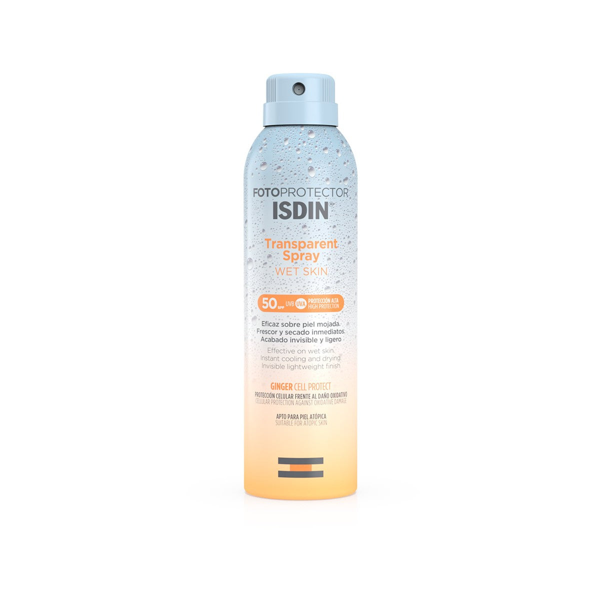 ISDIN FOTOPROTECTOR TRANSPARENT SPRAY WET SKIN SPF 50 1 ENVASE 250 ML